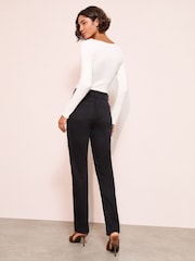 Friends Like These Black Straight Leg Jeans - Image 4 of 4