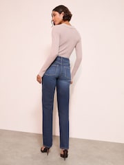 Friends Like These Dark Blue Straight Leg Jeans - Image 4 of 4