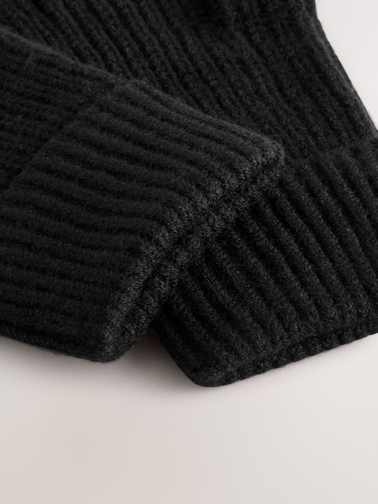 Black Knitted Gloves (3-16yrs) - Image 3 of 3