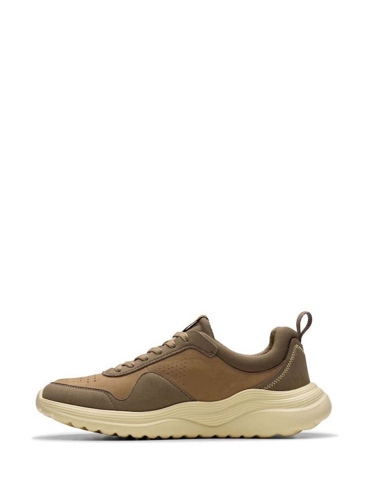 Natural - Clarks Nubuck Lt360 Lace Shoes - Imagen 2 de 6 Natural - Clarks Nubuck Lt360 Lace Shoes - Imagen 2 de 6