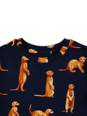 Chelsea Peers Kids Meerkat Print Short Pyjamas Set - Imagen 3 de 3