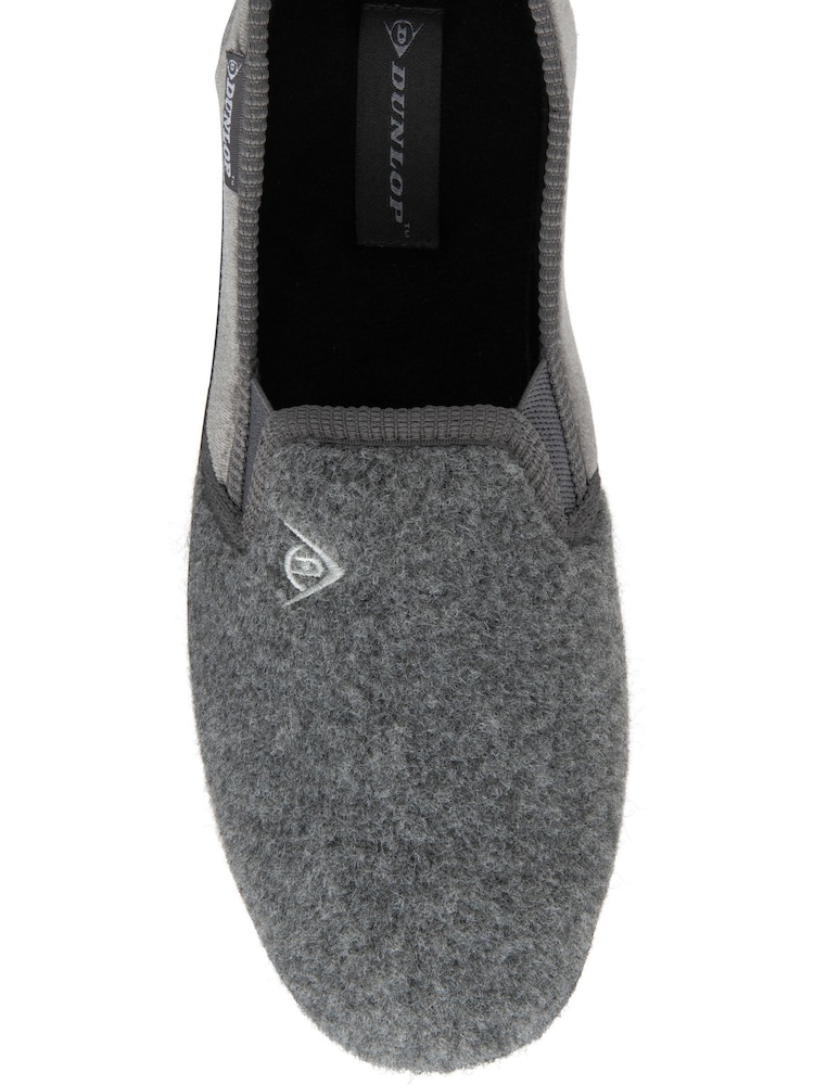 Dunlop Grey Full Shoe Slippers - Image 4 of 4
