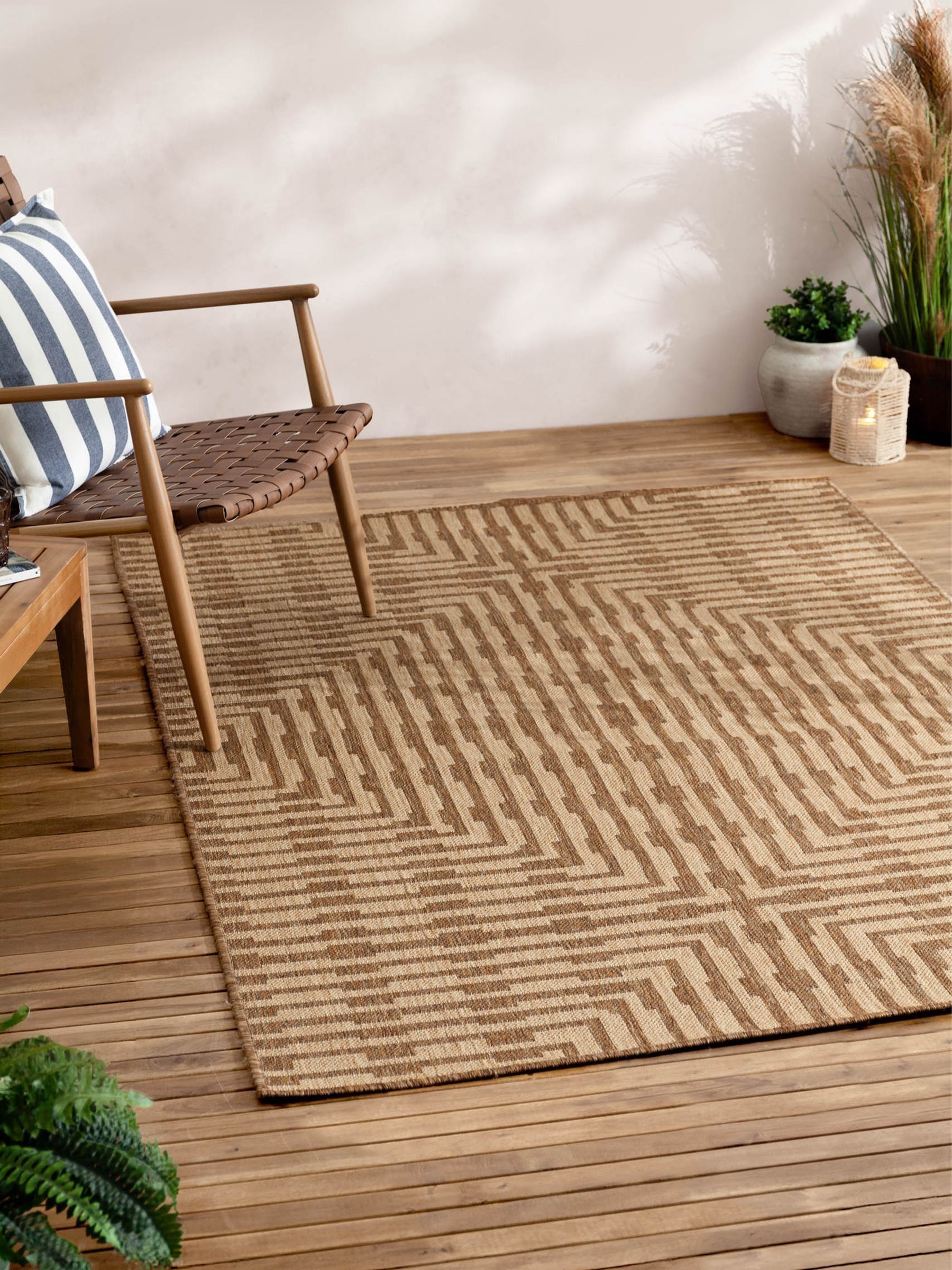 Buy Yard Natural Sandown Natural Seagrove Jute Effect Indoor/Outdoor ...