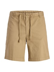 Braun - JACK & JONES Junior Loose Fit Elasticated Waist Shorts - Bild 1 von 2