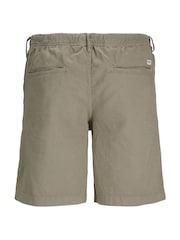 JACK & JONES Junior Tie Waist Linen Blend Shorts - Image 2 of 2