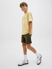 JACK & JONES Junior Tie Waist Linen Blend Shorts - Image 3 of 5