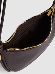 Reiss Oxblood Harriet Leather Rope-Strap Shoulder Bag - Image 2 of 4