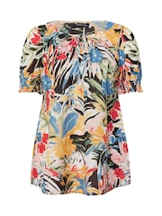 Evans Frill Boho Black Top - Image 5 of 5