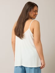 Evans Ivory Lace Trim Vest - Image 2 of 5