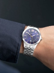 Sekonda Mens Green Classic Silver Stainless Steel Bracelet Watch - Image 6 of 6