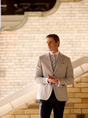 Skopes Grey Tailored Fit Puppytooth Check Carter Blazer Jacket - Image 1 of 9
