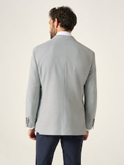 Skopes Grey Tailored Fit Puppytooth Check Carter Blazer Jacket - Image 3 of 9