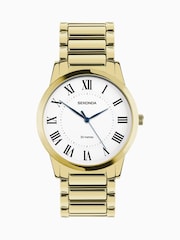 Sekonda Classic Mens 40mm Beaumont Watch in Silver with Silver Alloy Bracelet & White Dial - Image 1 of 6