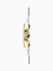 Sekonda Mens Sports 40mm Circuit Chronograph Watch in Two Tone with Stainless Steel Bracelet & Silver Dial - Image 3 of 6