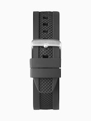 Sekonda Sports Mens 43mm Black Titan Watch with Black Silicone Strap & White Dial - Image 2 of 6