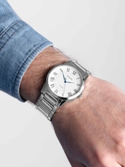 Sekonda Classic Mens 40mm Beaumont Watch in Silver with Silver Alloy Bracelet & White Dial - Image 1 of 6