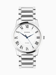 Sekonda Classic Mens 40mm Beaumont Watch in Silver with Silver Alloy Bracelet & White Dial - Image 2 of 6