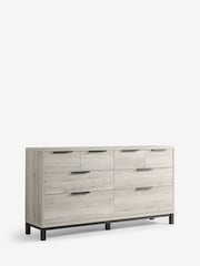 Grey Bronx Oak Effect 8 Drawer Chest of Drawers - Image 2 of 4