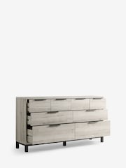 Grey Bronx Oak Effect 8 Drawer Chest of Drawers - Image 3 of 4