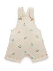 Purebaby Turtle Emroidered 100% Cotton Dungaree - Imagen 2 de 5