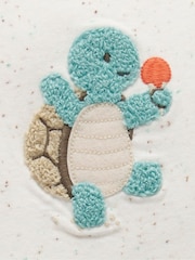 Purebaby Green Gingham Turtle 100% Cotton T-Shirt and Short Set - Image 3 of 5