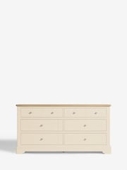 Stone Hampton Painted Oak Collection 6 Drawer Wide Chest of Drawers - Image 5 of 9