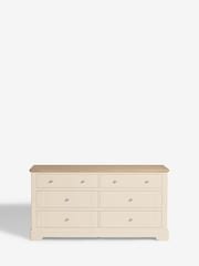 Stone Hampton Painted Oak Collection 6 Drawer Wide Chest of Drawers - Image 7 of 9