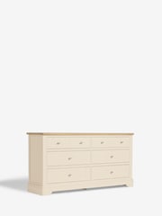 Stone Hampton Painted Oak Collection 6 Drawer Wide Chest of Drawers - Image 8 of 9