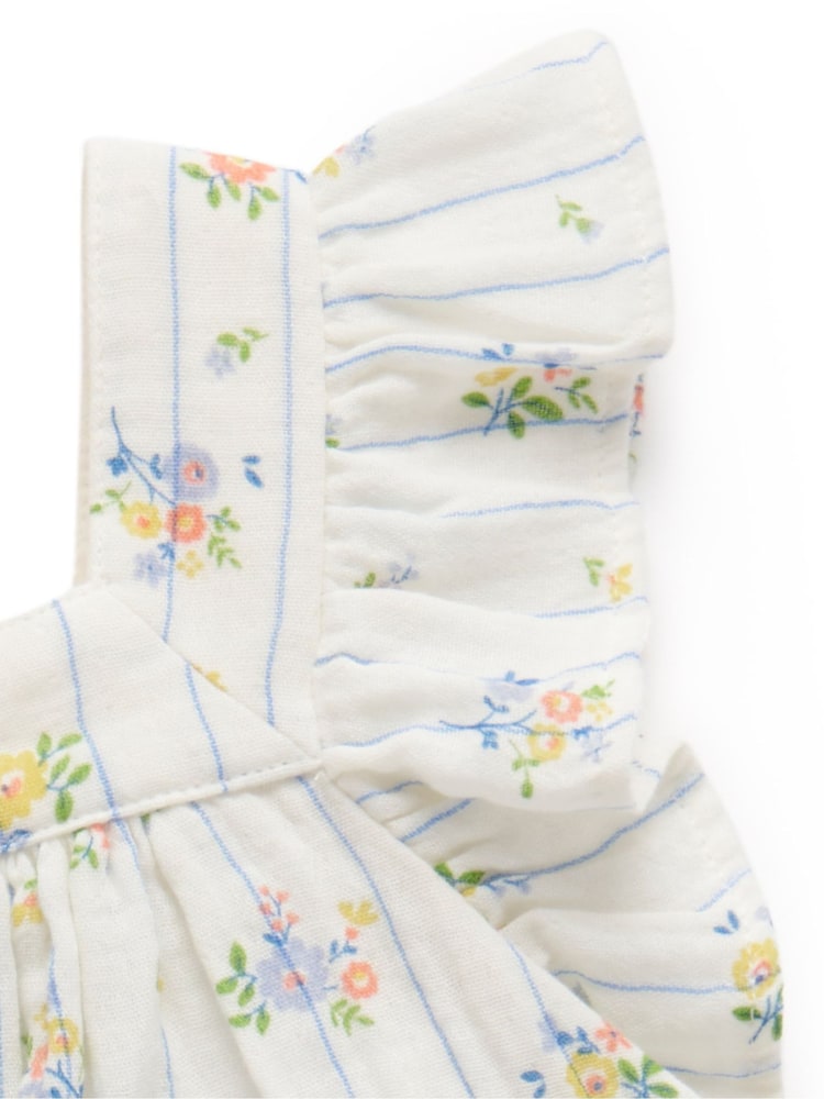 Purebaby Floral Print 100% Cotton Top and Shorts Set - Imagen 5 de 5