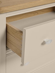 Stone Hampton Painted Oak 7 Drawer Console Dressing Table - Image 4 of 8