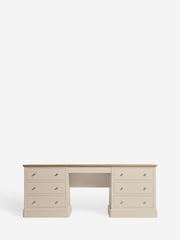 Stone Hampton Painted Oak 7 Drawer Console Dressing Table - Image 6 of 8