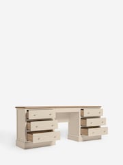 Stone Hampton Painted Oak 7 Drawer Console Dressing Table - Image 7 of 8