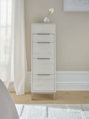 White Bronx Oak Effect Chest of Drawer - Image 1 of 17