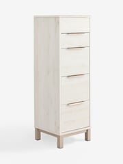 White Bronx Oak Effect Chest of Drawer - Image 15 of 17