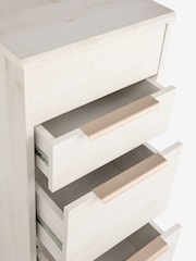 White Bronx Oak Effect Chest of Drawer - Image 16 of 17