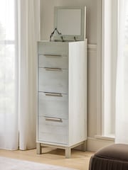 White Bronx Oak Effect Chest of Drawer - Image 3 of 17