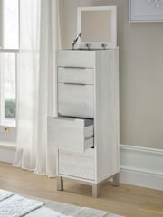 White Bronx Oak Effect Chest of Drawer - Image 5 of 17