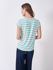 Crew Clothing Blue Striped Ruby Top - Image 2 of 4