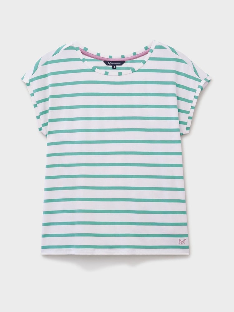 Crew Clothing Blue Striped Ruby Top - Image 4 of 4 Crew Clothing Blue Striped Ruby Top - Image 4 of 4