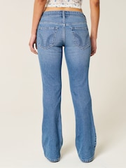 Hollister Blue Low Rise Flare Jeans - Image 2 of 4