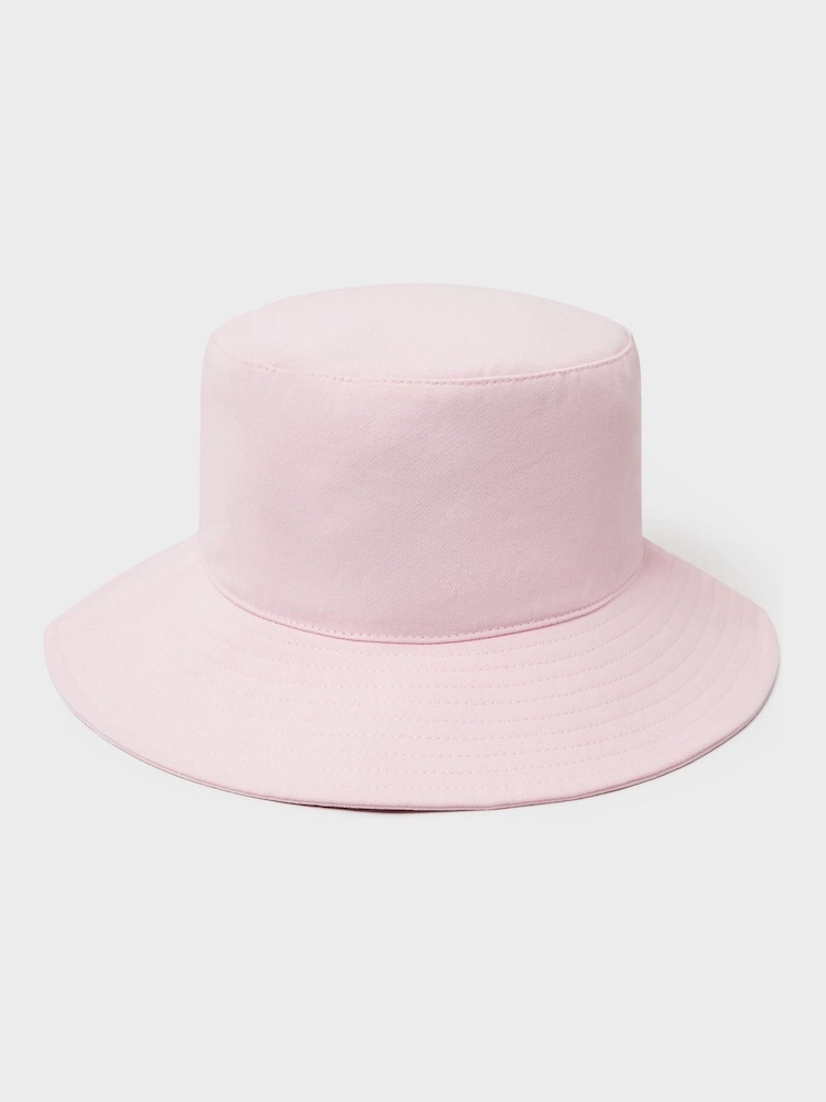 Chapéu de balde bordado com 100% de algodão da Crew Clothing - Imagem 2 de 3