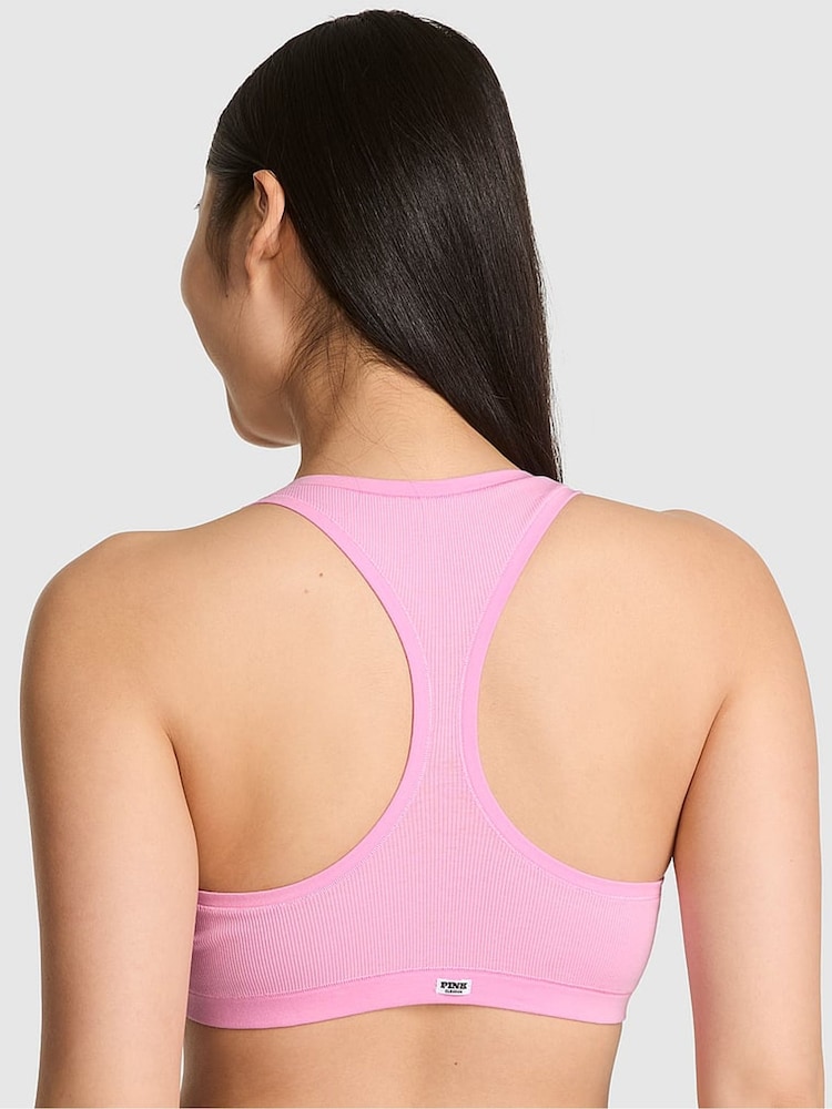 Victoria's Secret PINK Pink Lollipop Cotton Dorm Bralette - Image 2 of 2