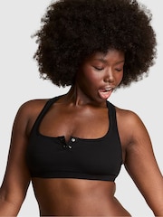Victoria's Secret PINK Black Cotton Dorm Bralette - Image 1 of 3