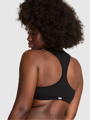 Victoria's Secret PINK Black Cotton Dorm Bralette - Image 2 of 3