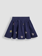 JoJo Maman Bébé Blue Sweatshirt and Skirt Set - Image 4 of 6