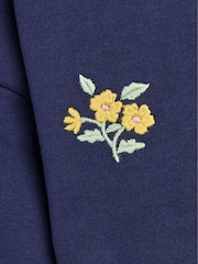 JoJo Maman Bébé Blue Sweatshirt and Skirt Set - Image 6 of 6