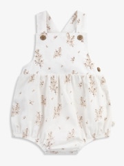 The Little Tailor Baby Woven Shorty 100% Cotton Romper - Image 3 of 6