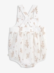 The Little Tailor Baby Woven Shorty 100% Cotton Romper - Image 4 of 6
