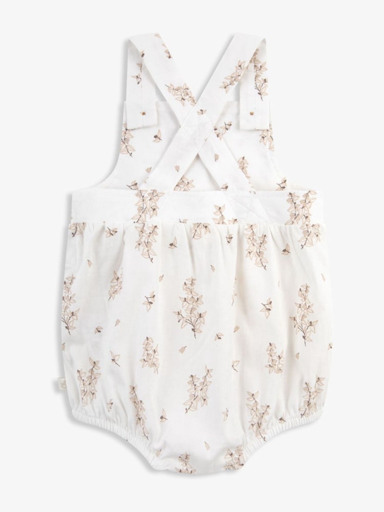 The Little Tailor Baby Woven Shorty 100% Cotton Romper - Image 4 of 6