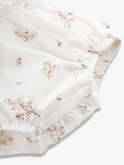 The Little Tailor Baby Woven Shorty 100% Cotton Romper - Image 5 of 6